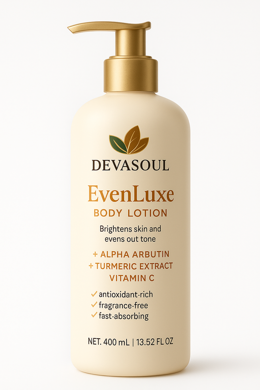 EvenLuxe Body Lotion โ Devasoul Alpha Arbutin + Vitamin C