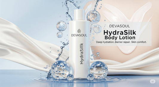 HydraSilk Body Lotion โ Devasoul Ceramides + Hyaluronic