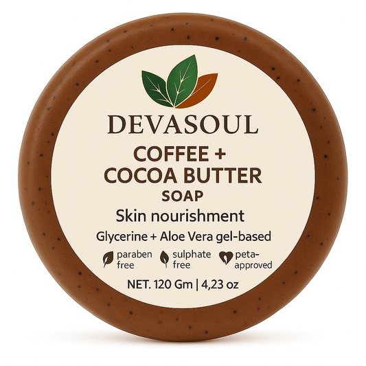 Coffee Cocoa Butter Soap โ Devasoul Nourishing Bar