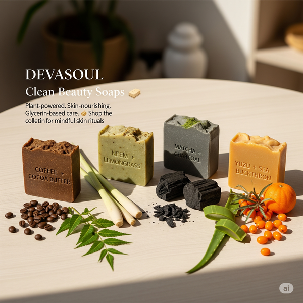Natural Glycerin Soaps – Devasoul Clean Beauty Bars