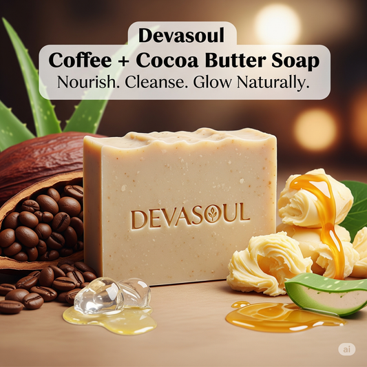 Coffee Cocoa Butter Soap – Devasoul Nourishing Bar