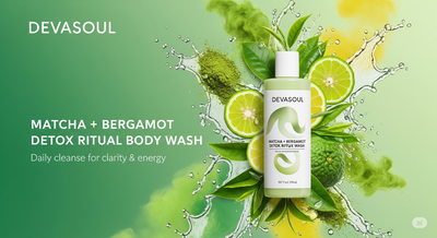 Matcha Bergamot Body Wash – Devasoul Detox Ritual
