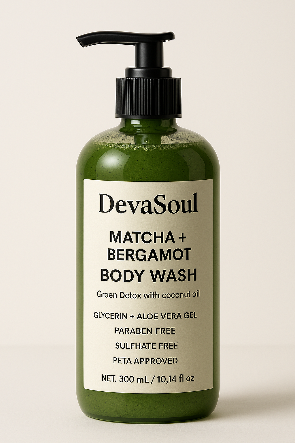 Matcha Bergamot Body Wash – Devasoul Detox Ritual