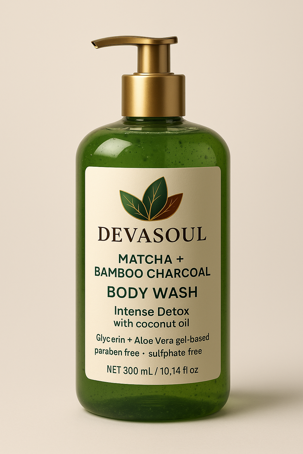 Matcha Bamboo Charcoal Body Wash – Devasoul Detox Cleanse