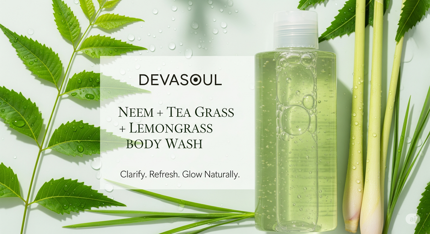 Neem Tea Grass Lemongrass Body Wash – Devasoul