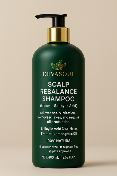 Scalp Rebalance Shampoo – Neem + Salicylic Acid | Devasoul® Clean Haircare