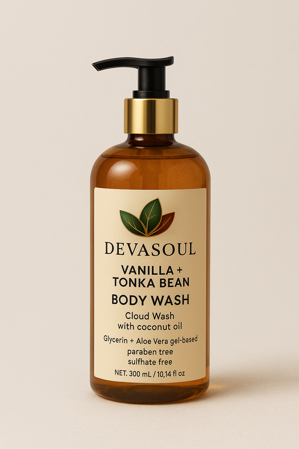 Vanilla Tonka Bean Body Wash – Devasoul Cloud Cleanse