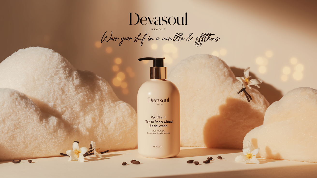 Vanilla Tonka Bean Body Wash – Devasoul Cloud Cleanse